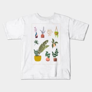 More plants, more joy! Kids T-Shirt